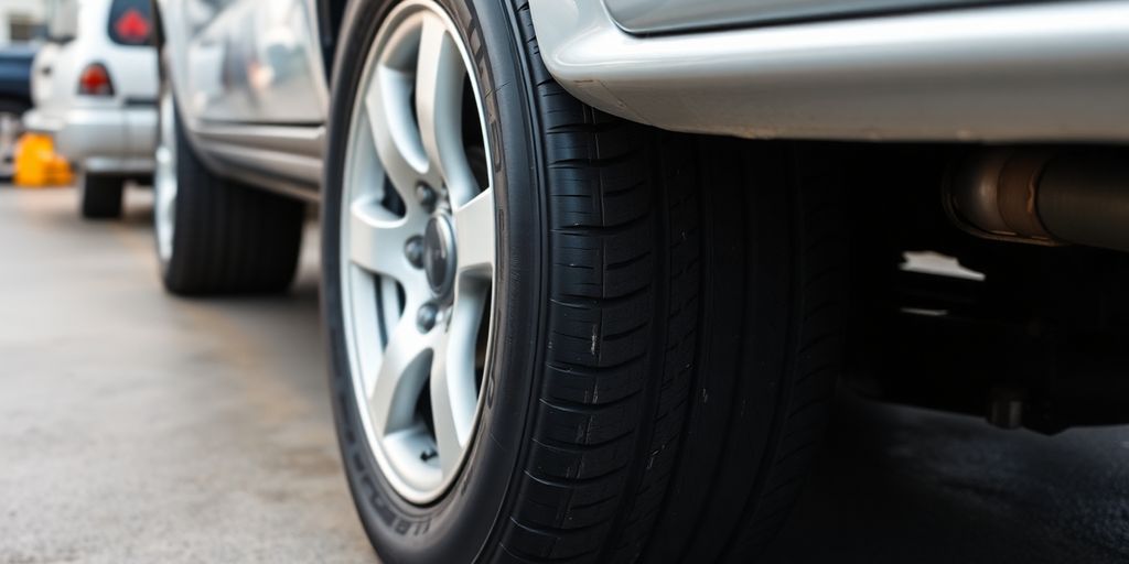 Dichtbijfoto van schone en goed onderhouden wielen.